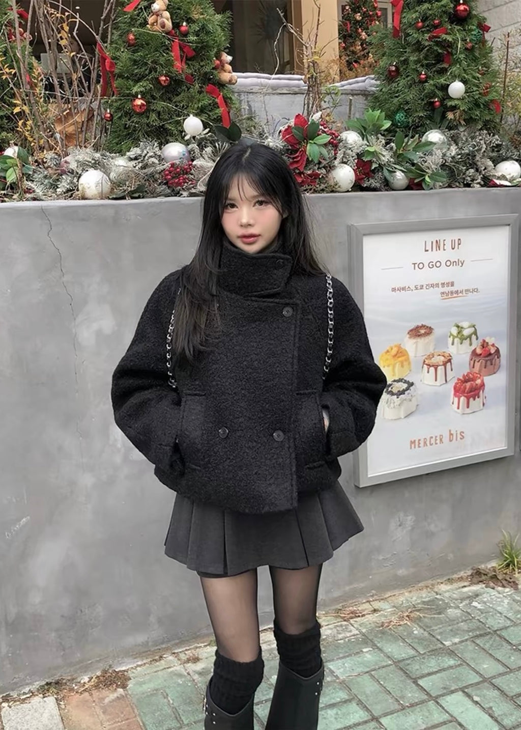 Elvane high neck coat