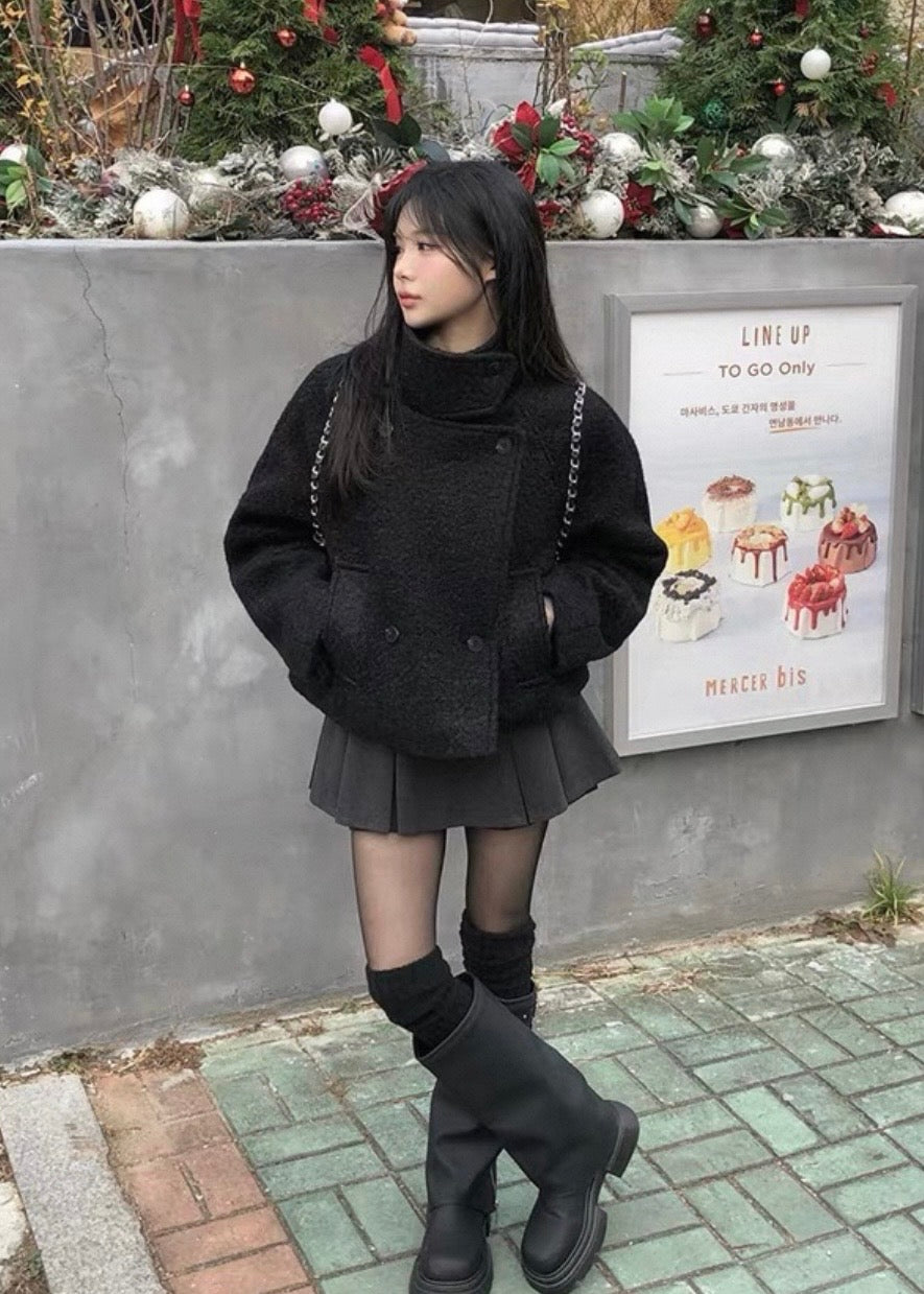 Elvane high neck coat