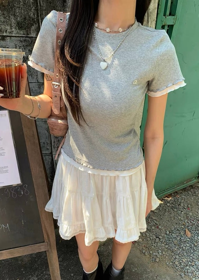 Étoile Sheer Trim T-シャツ