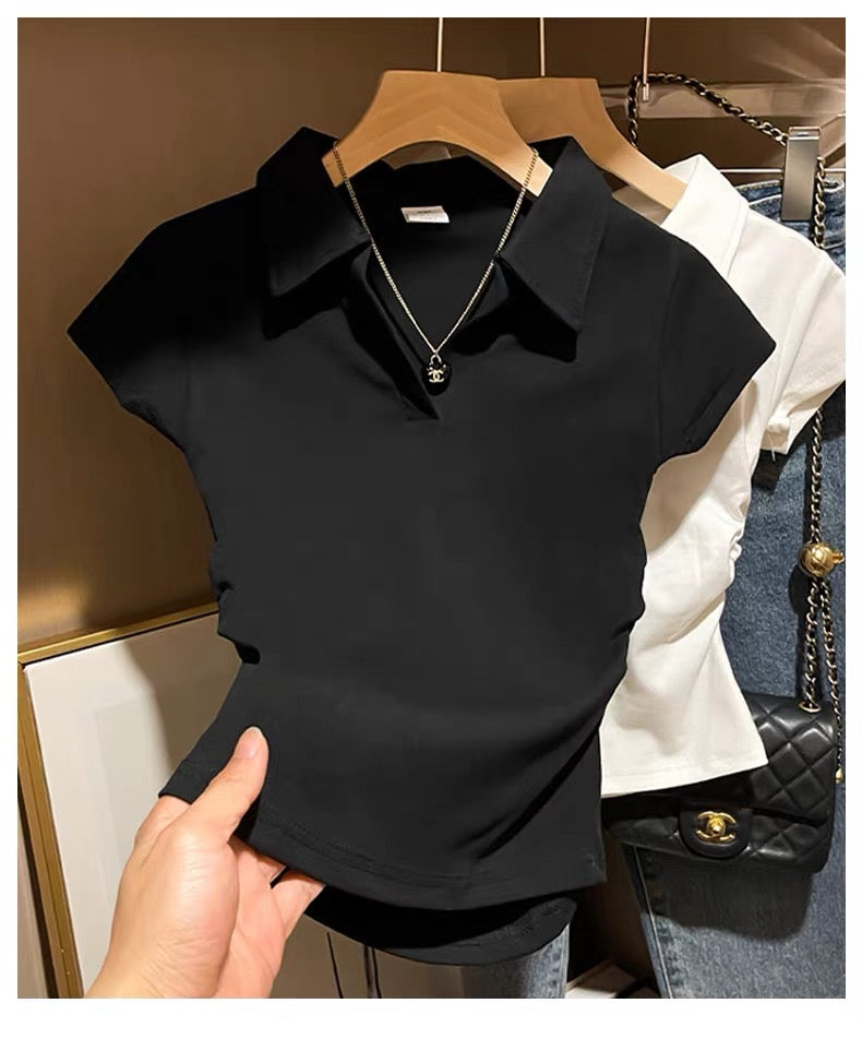 Lina Fit Polo トップス