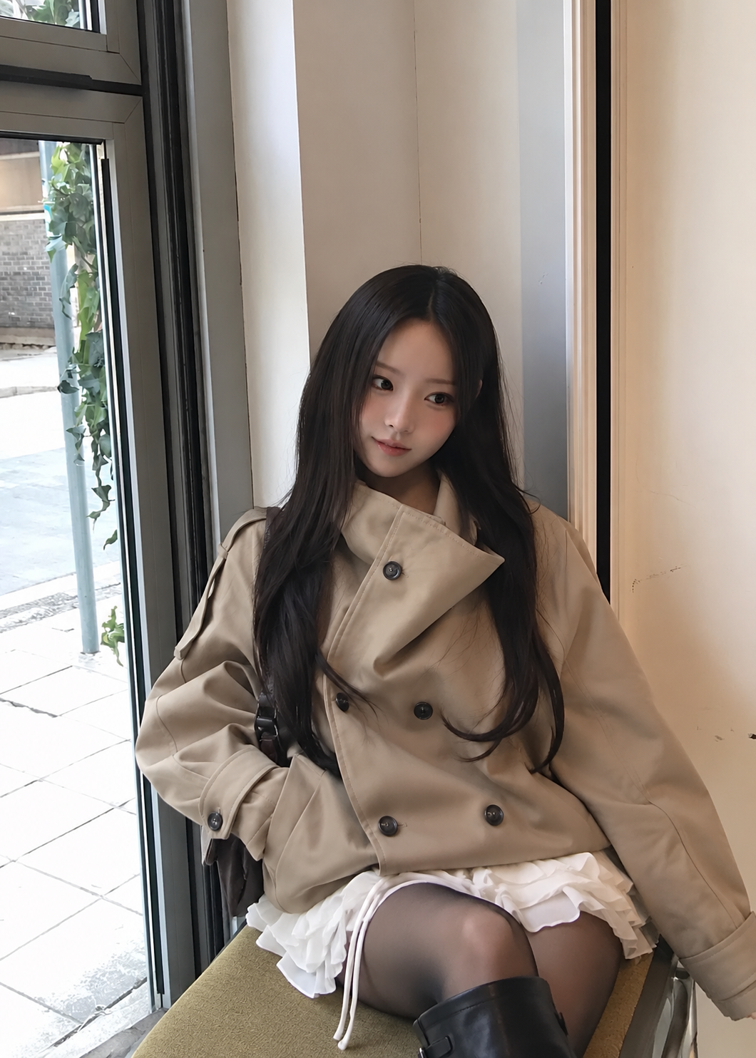 Veyla High Neck Blouson