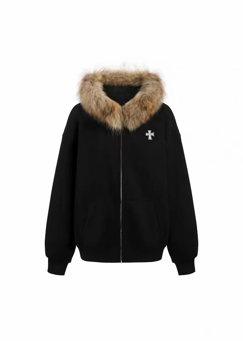 Vellune Fur Hood Jacket