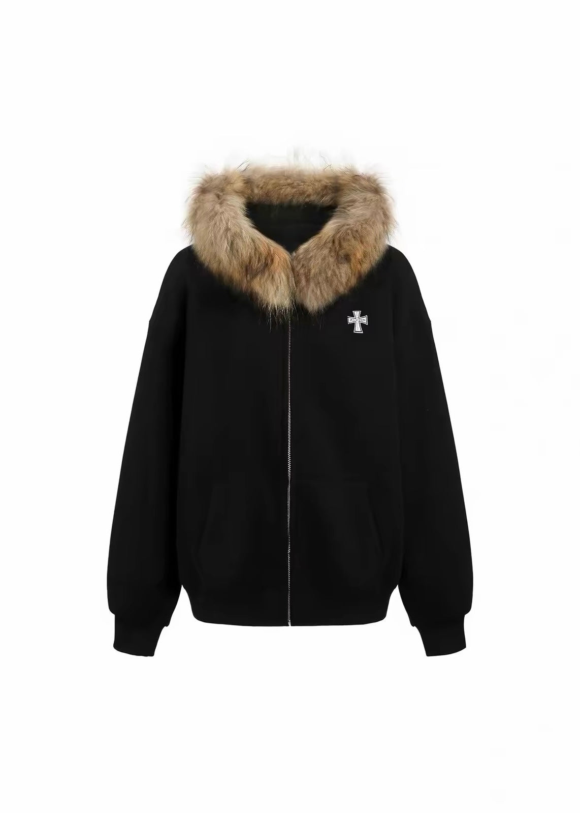Vellune Fur Hood Jacket