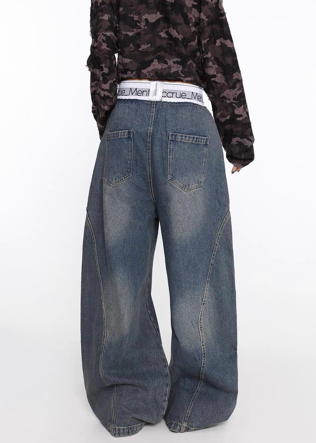 Street Bloom Wide Denim