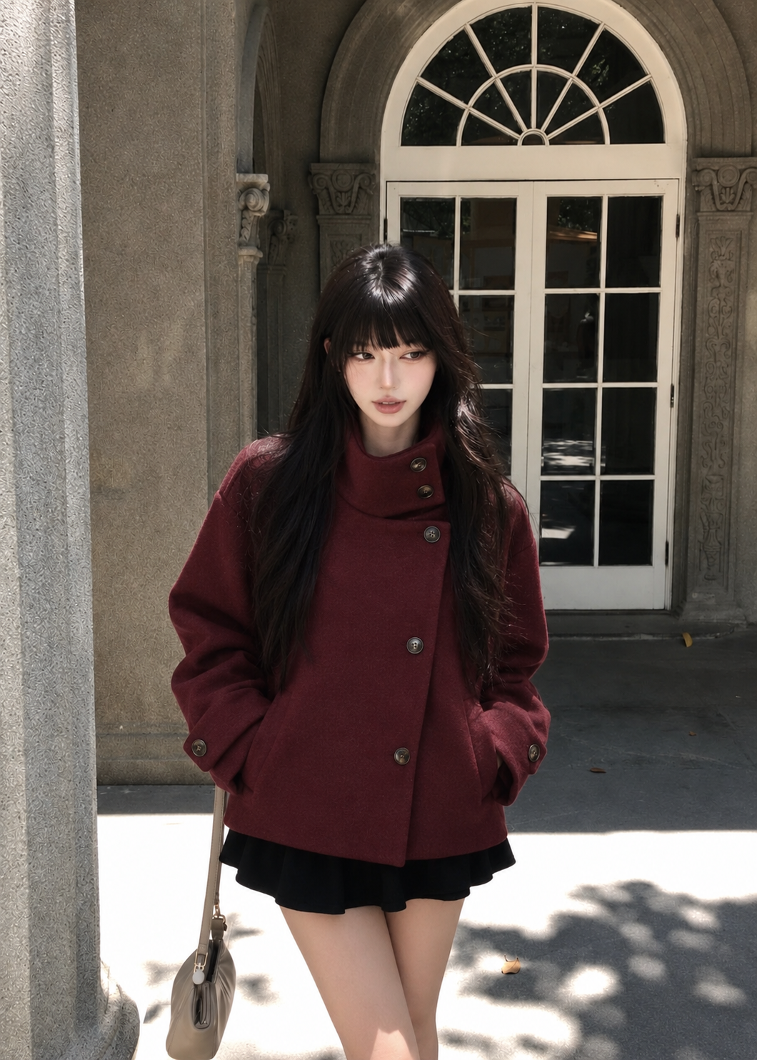 Aster High Neck Jacket