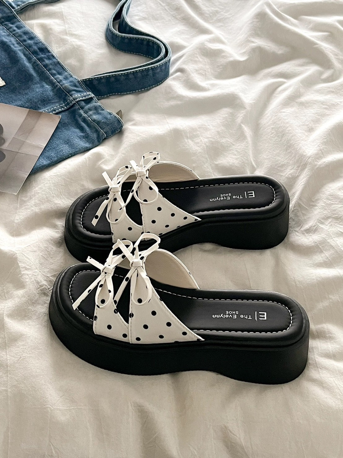 Sweetie Polka-Dot Sandals