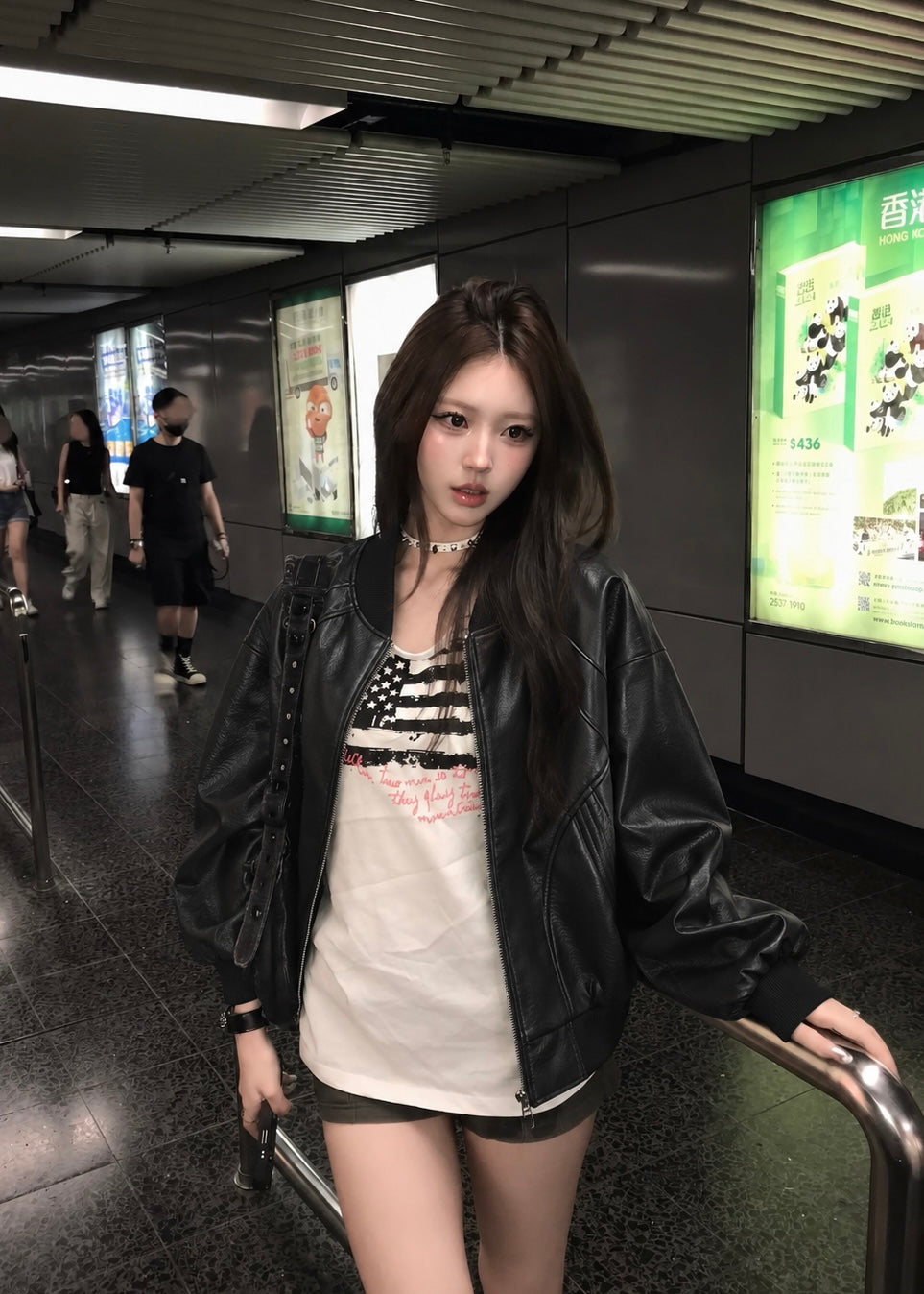 Veyron Vintage Leather Bomber