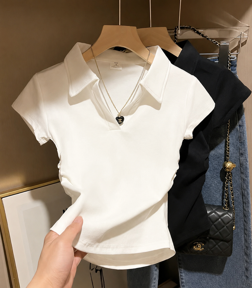 Lina Fit Polo トップス