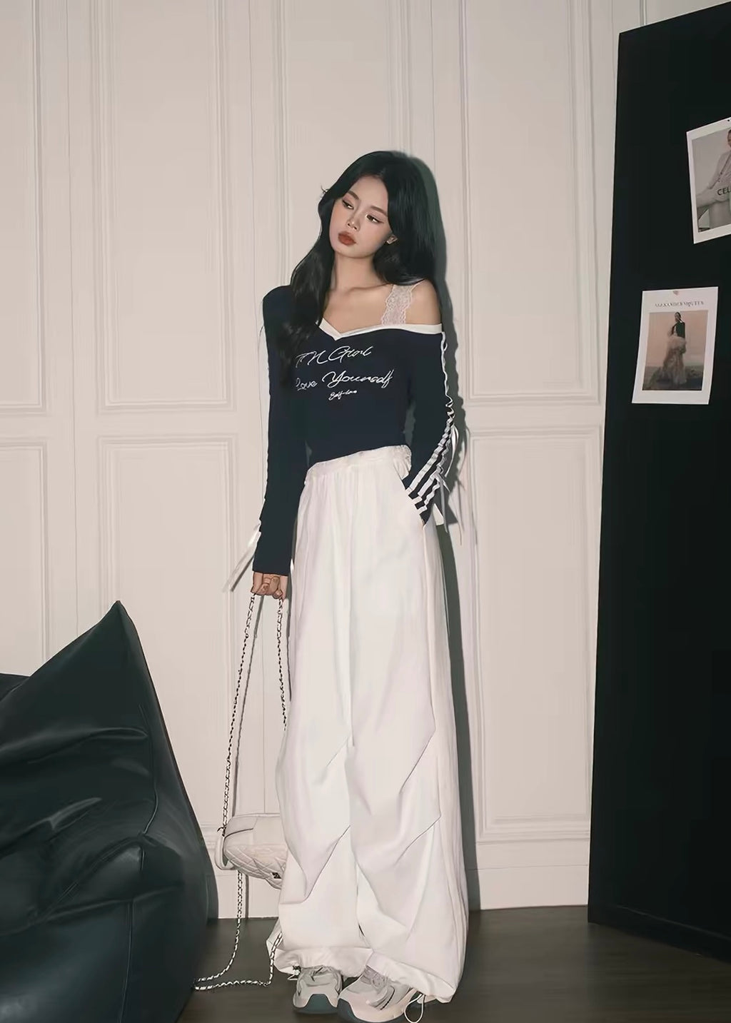 Lace Layered Off-Shoulder Top