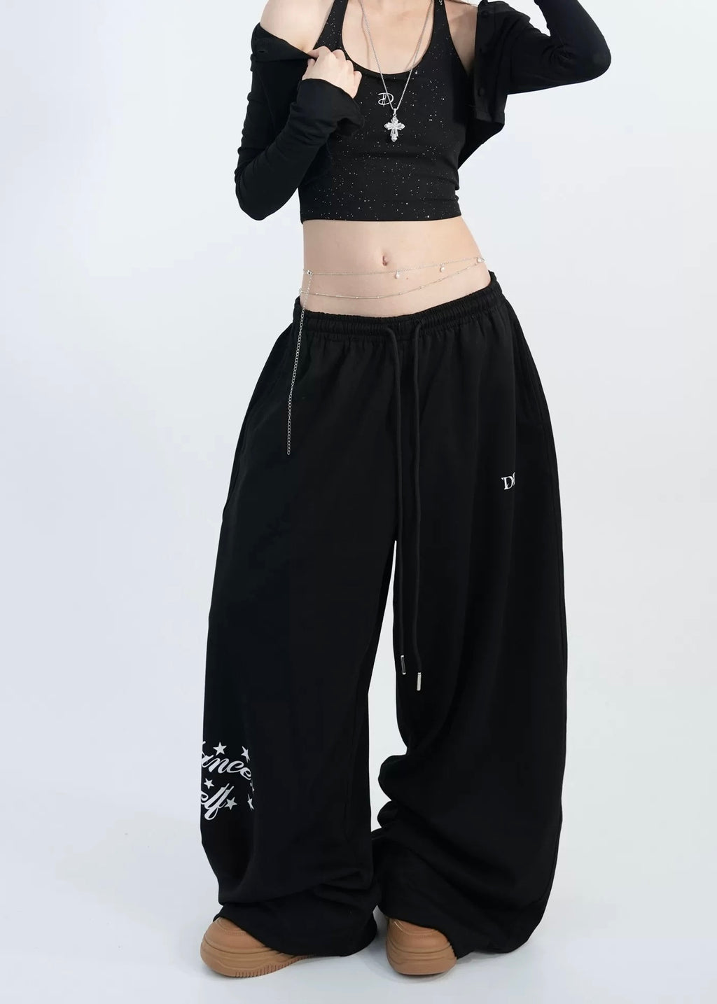 Divine Star Wide-Leg Sweatpants