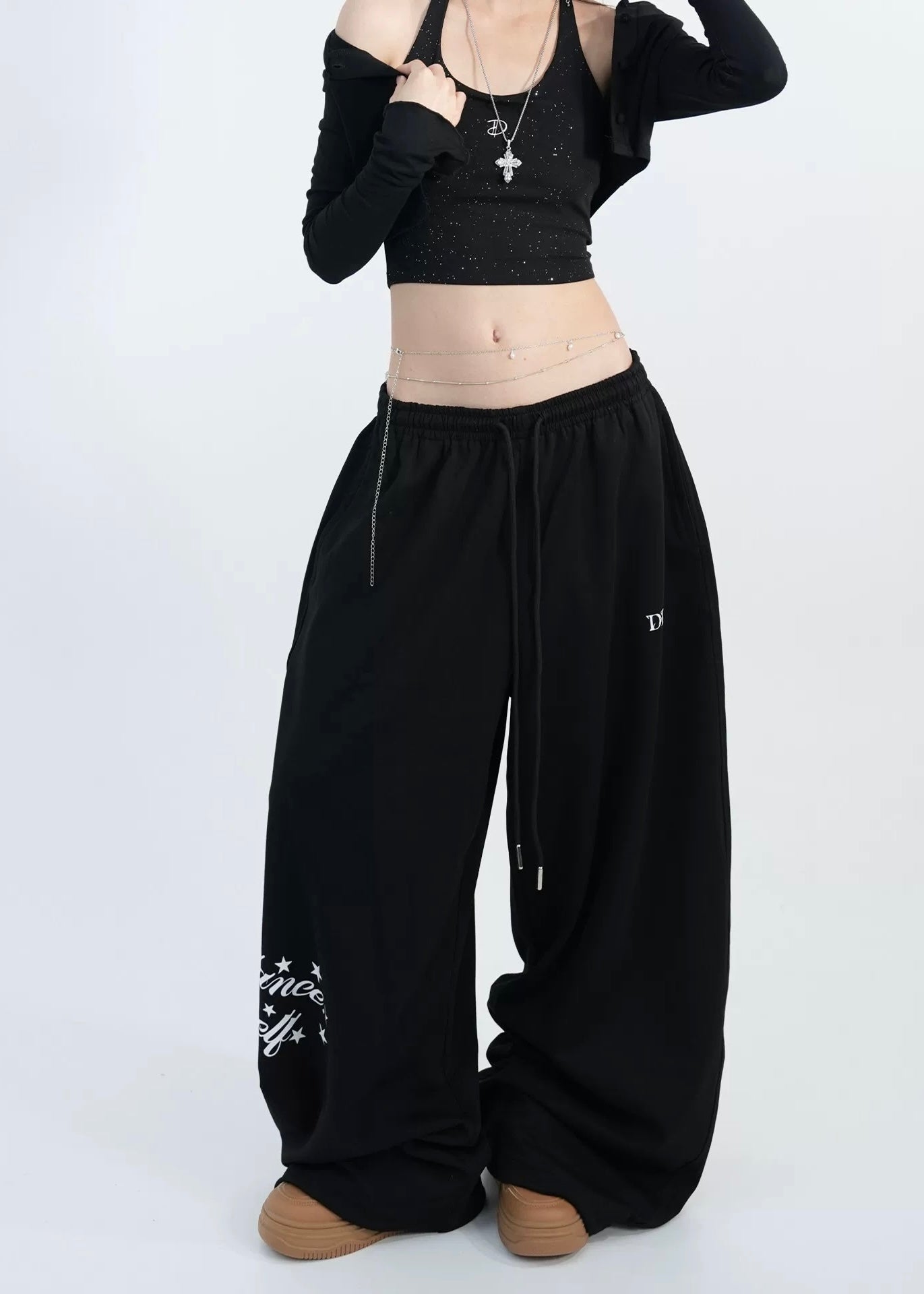 Divine Star Wide-Leg Sweatpants