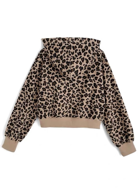 Leopard Rush Zip Hoodie