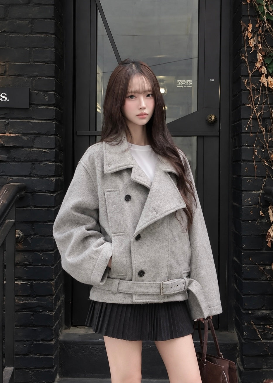 Velmora Belt Wool Jacket