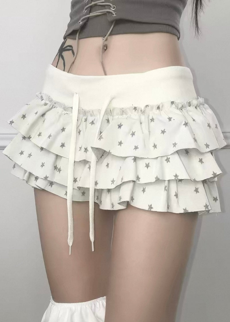Starry Night Tiered Skort