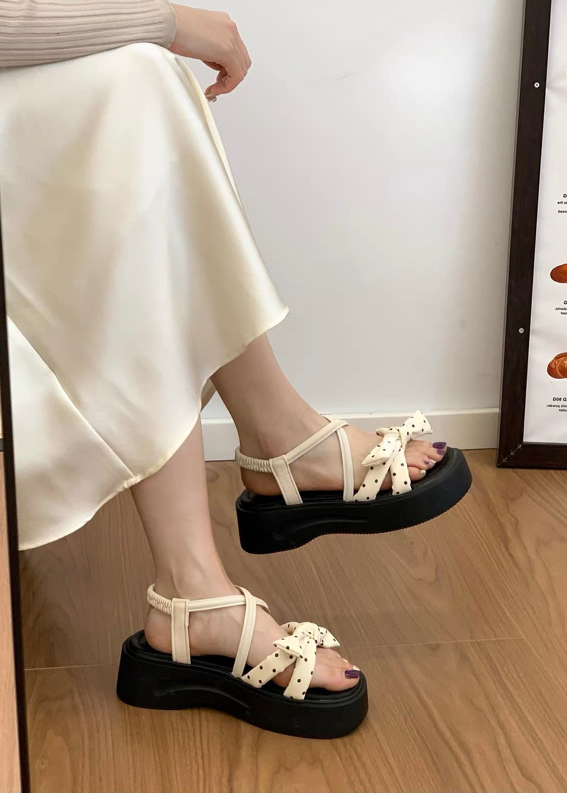 Velune Ribbon Sandals
