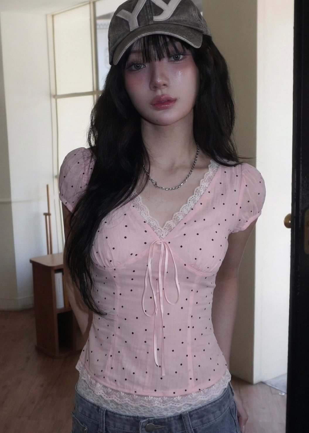 Cherry Dot Blouse