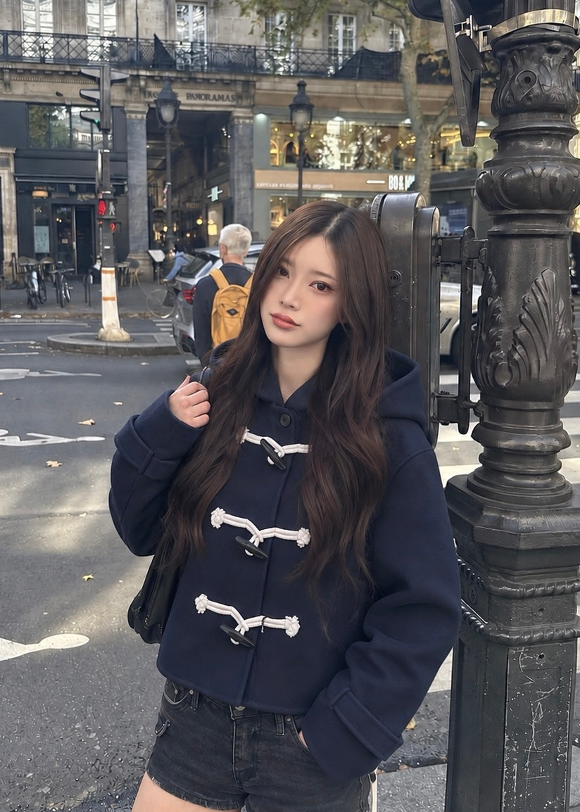 Elnoir Toggle Hood Coat