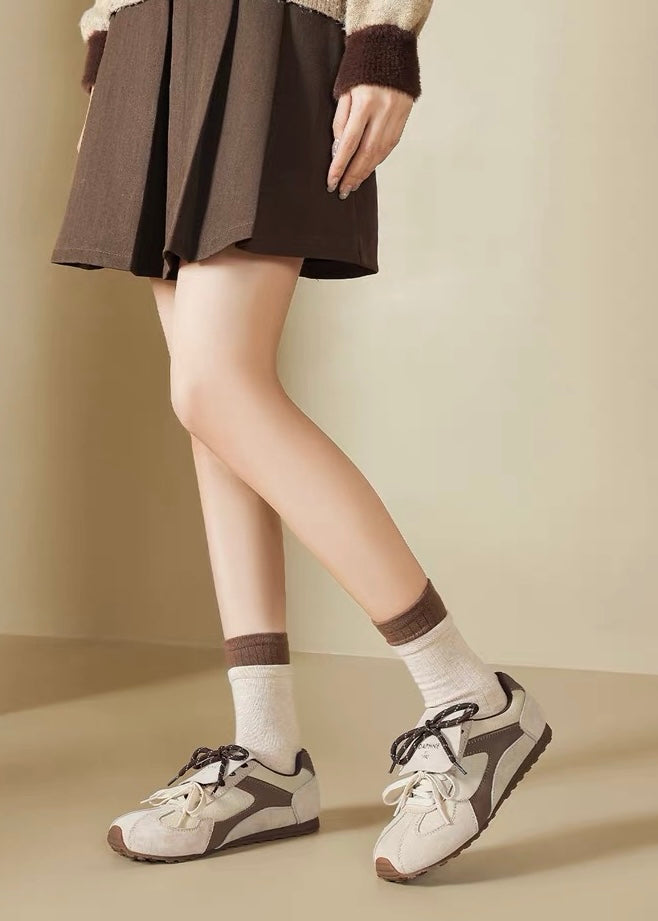 Daphne Retro Bow Sneakers