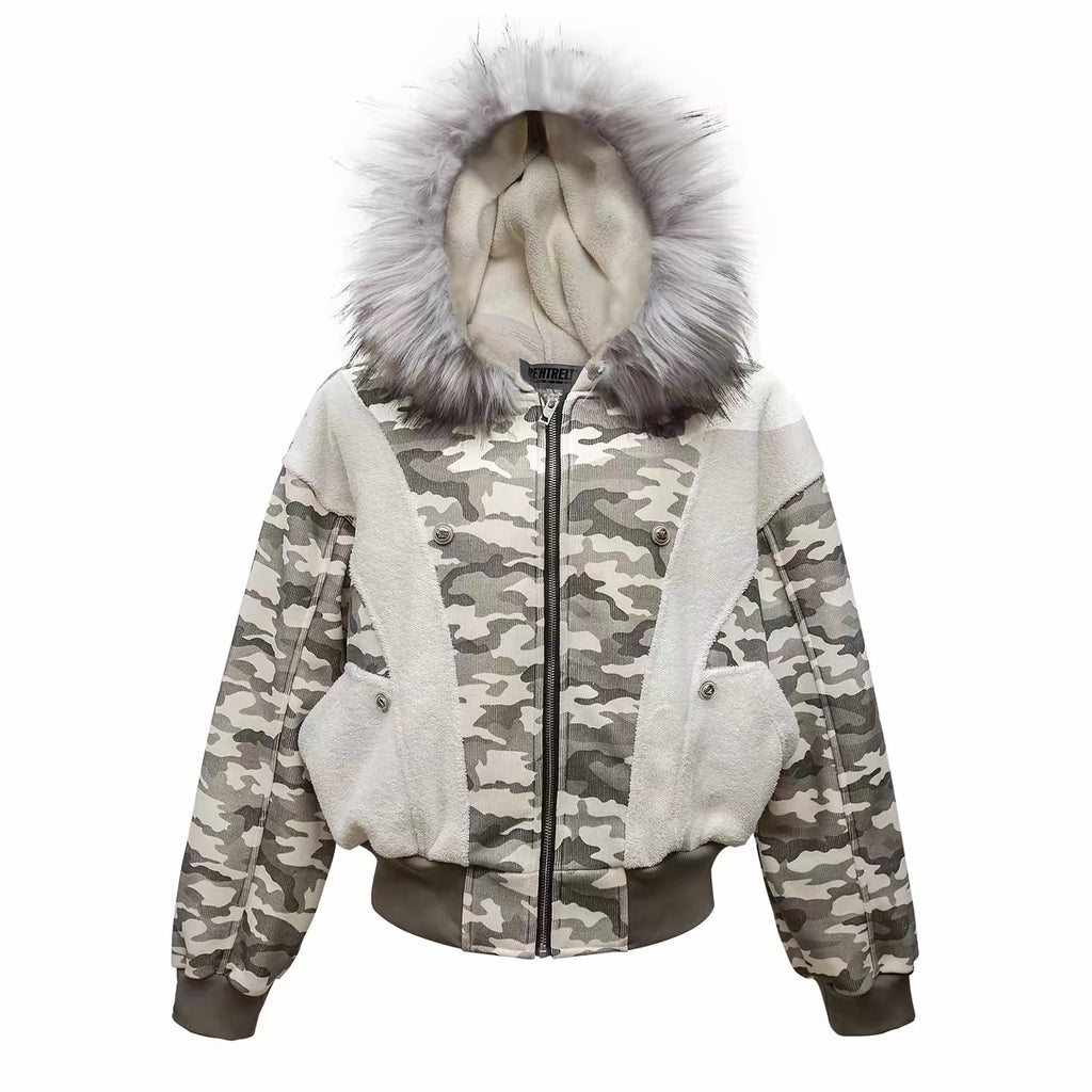 Frost Camo Fur Jacket