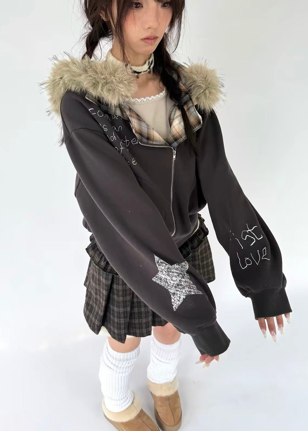 Fate Fur Hood Jacket