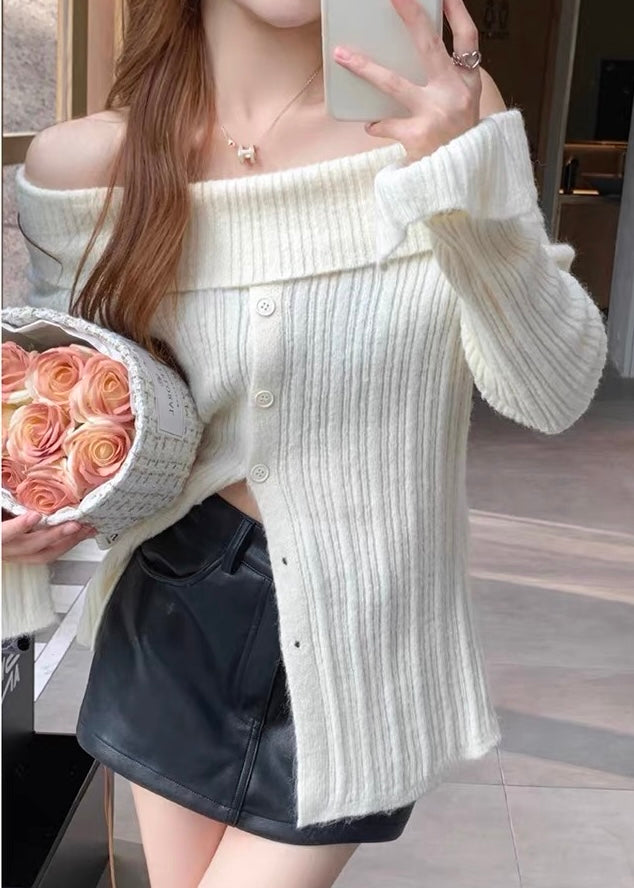 Elviane Off Shoulder ニット