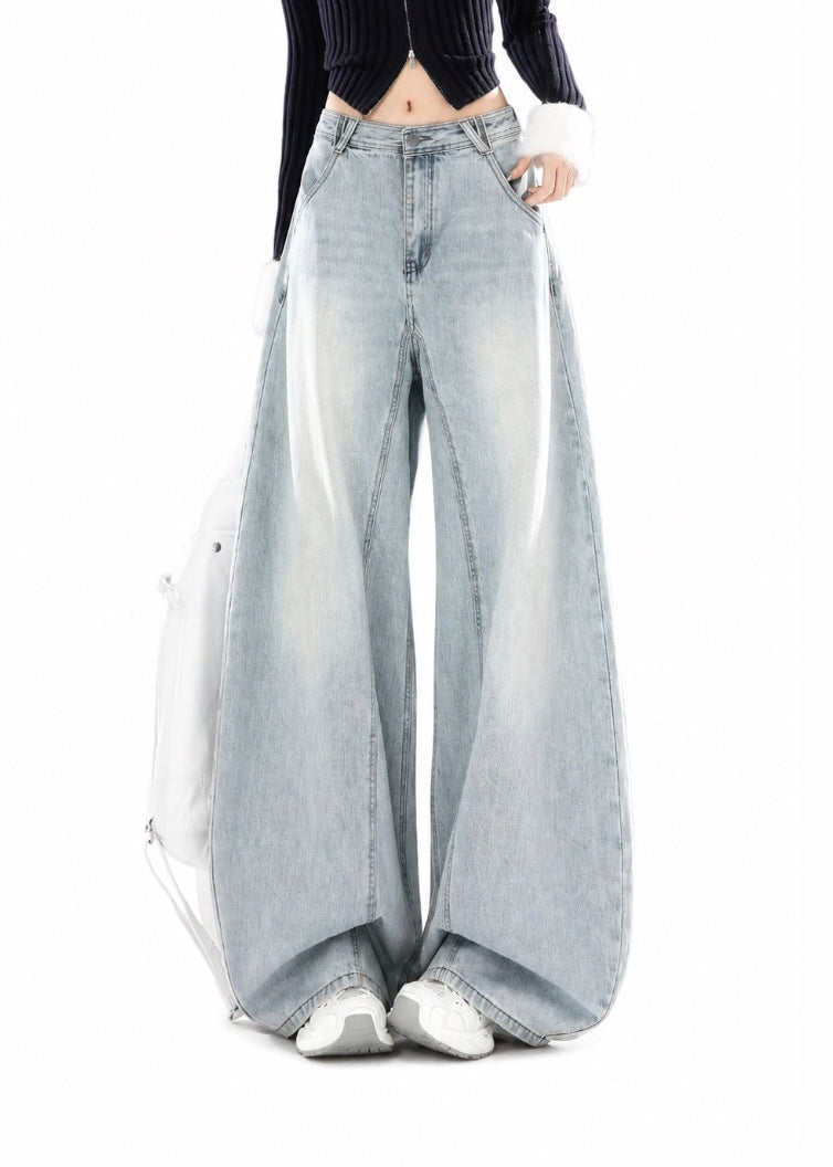 Vintage Fade Balloon Jeans