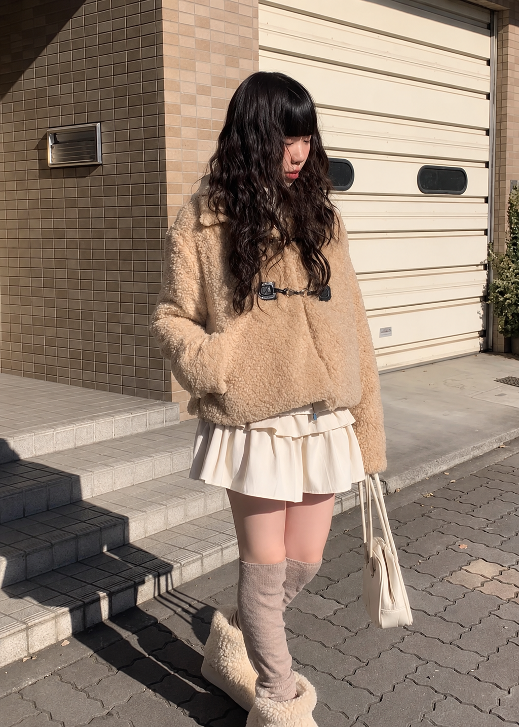 Elvane Boa Toggle Jacket