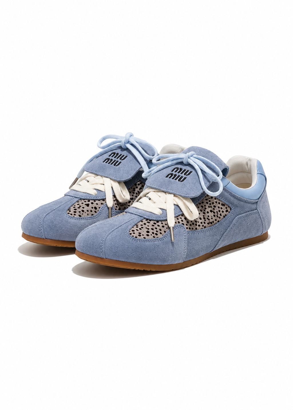 Leopard Mesh Sneakers
