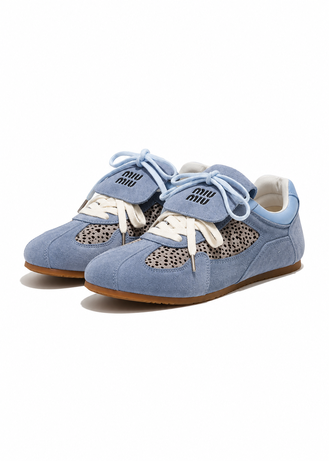 Leopard Mesh Sneakers