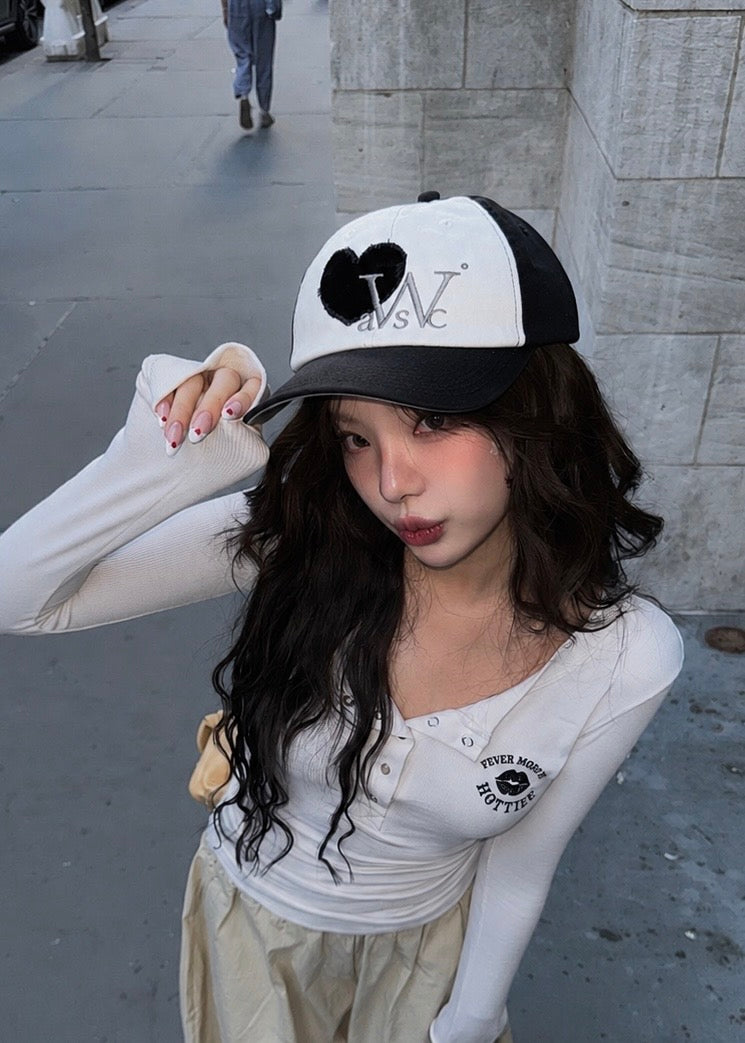 Heart Graffiti Two-Tone Cap