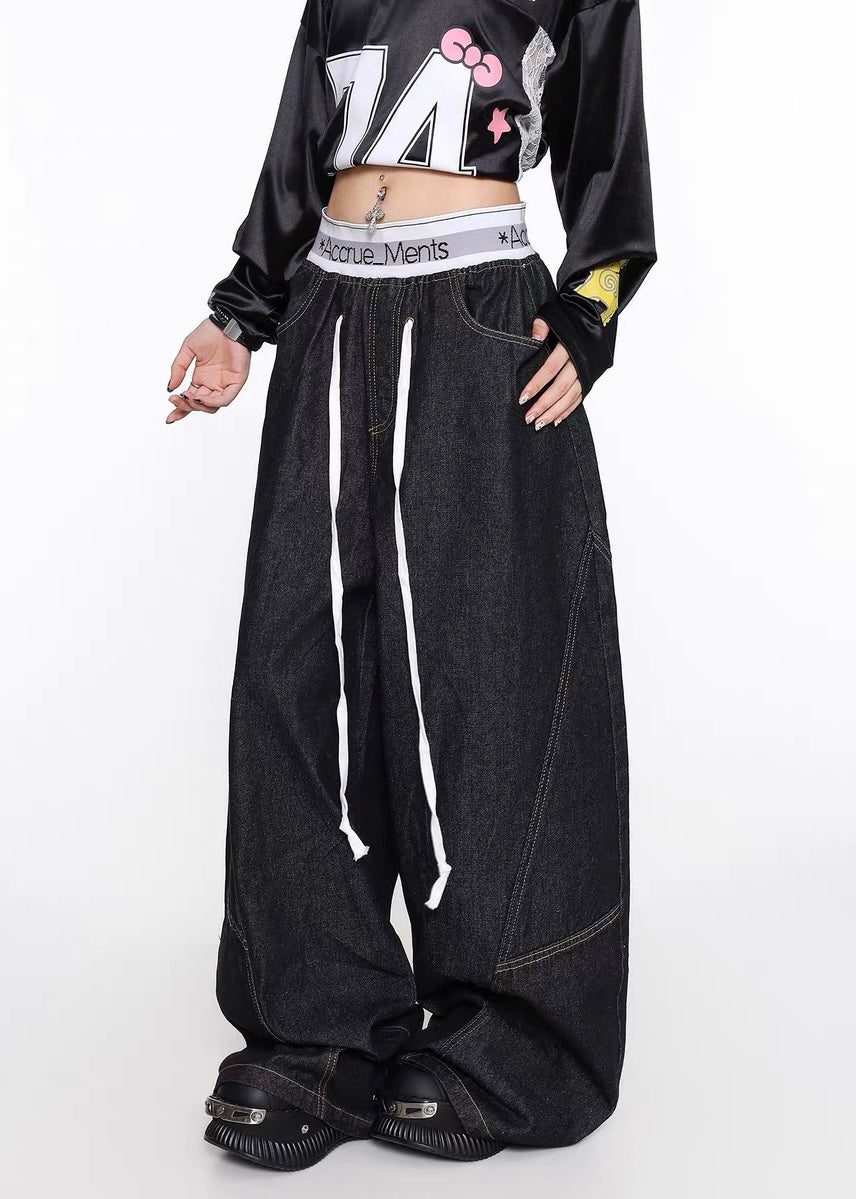 Street Bloom Wide Denim