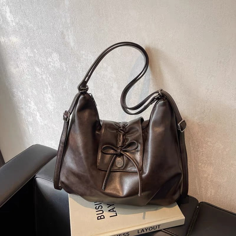 2-Wayリボンレザーバッグ