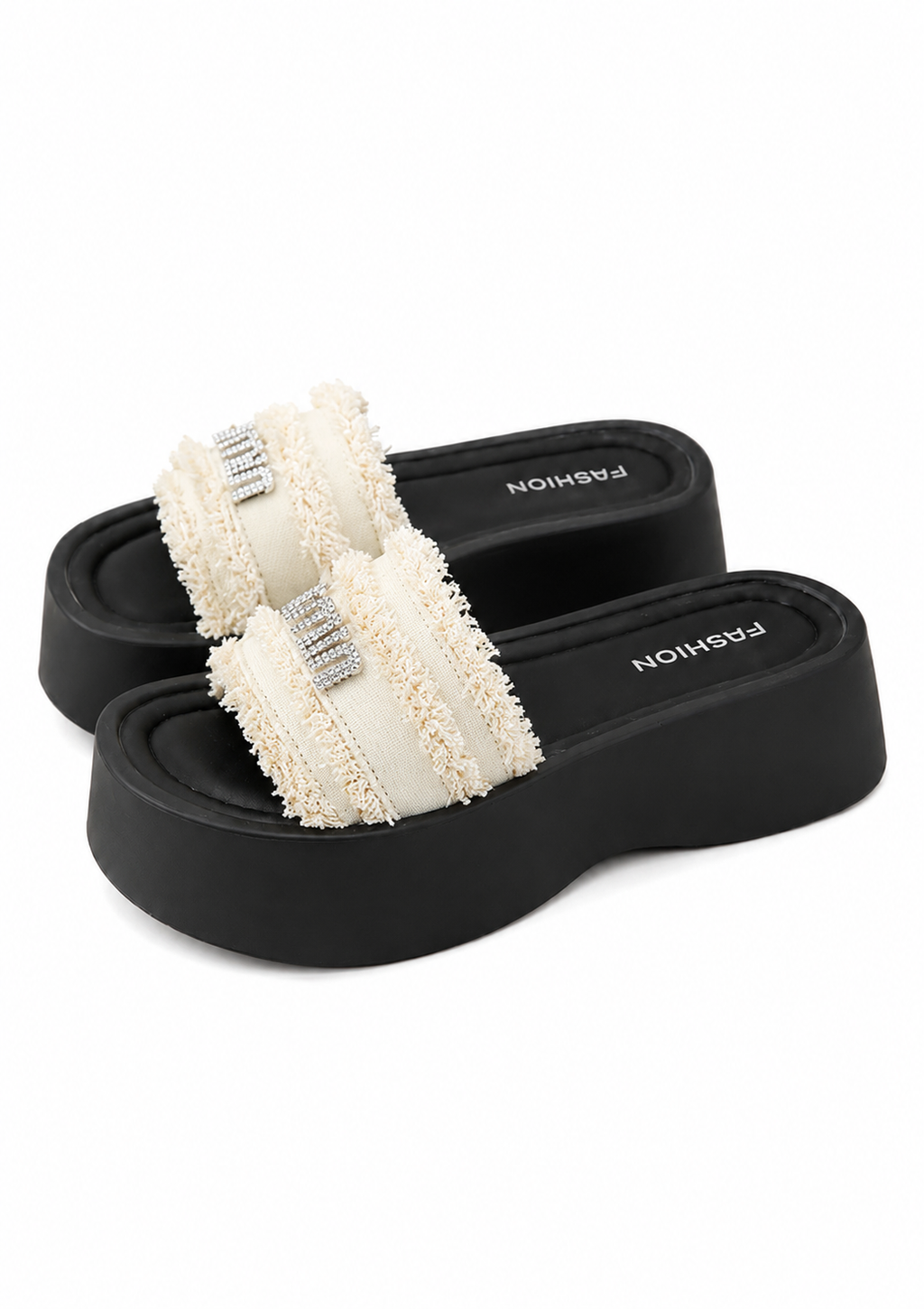Sweet Fray Thick-Sole Sandals