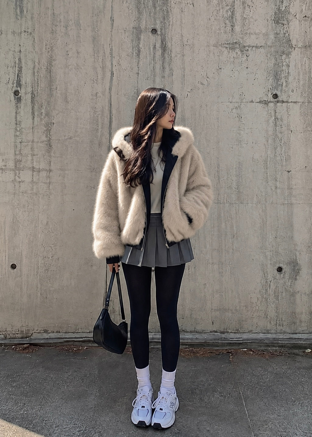 Mirelle Fur Hood Jacket