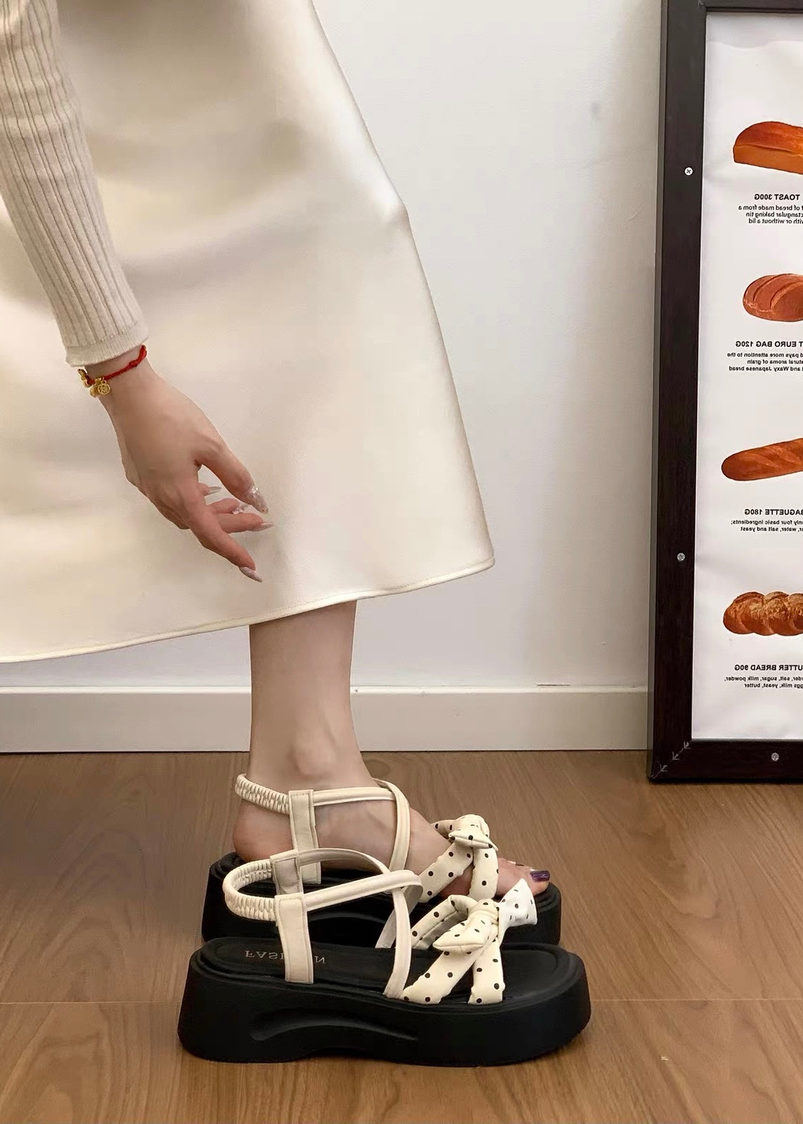 Velune Ribbon Sandals