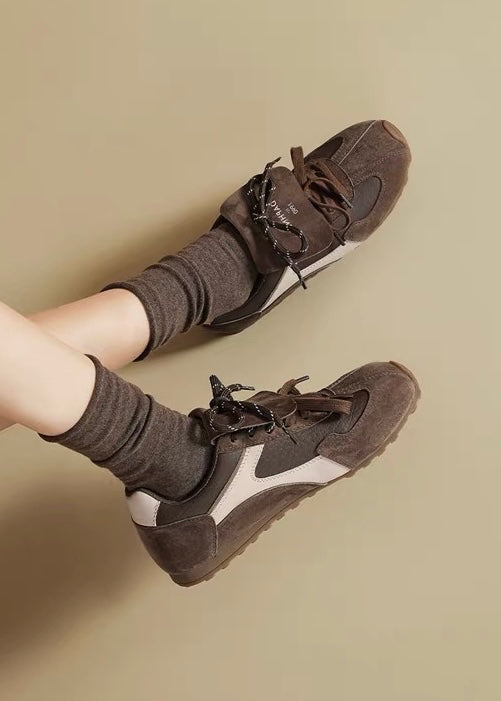 Daphne Retro Bow Sneakers