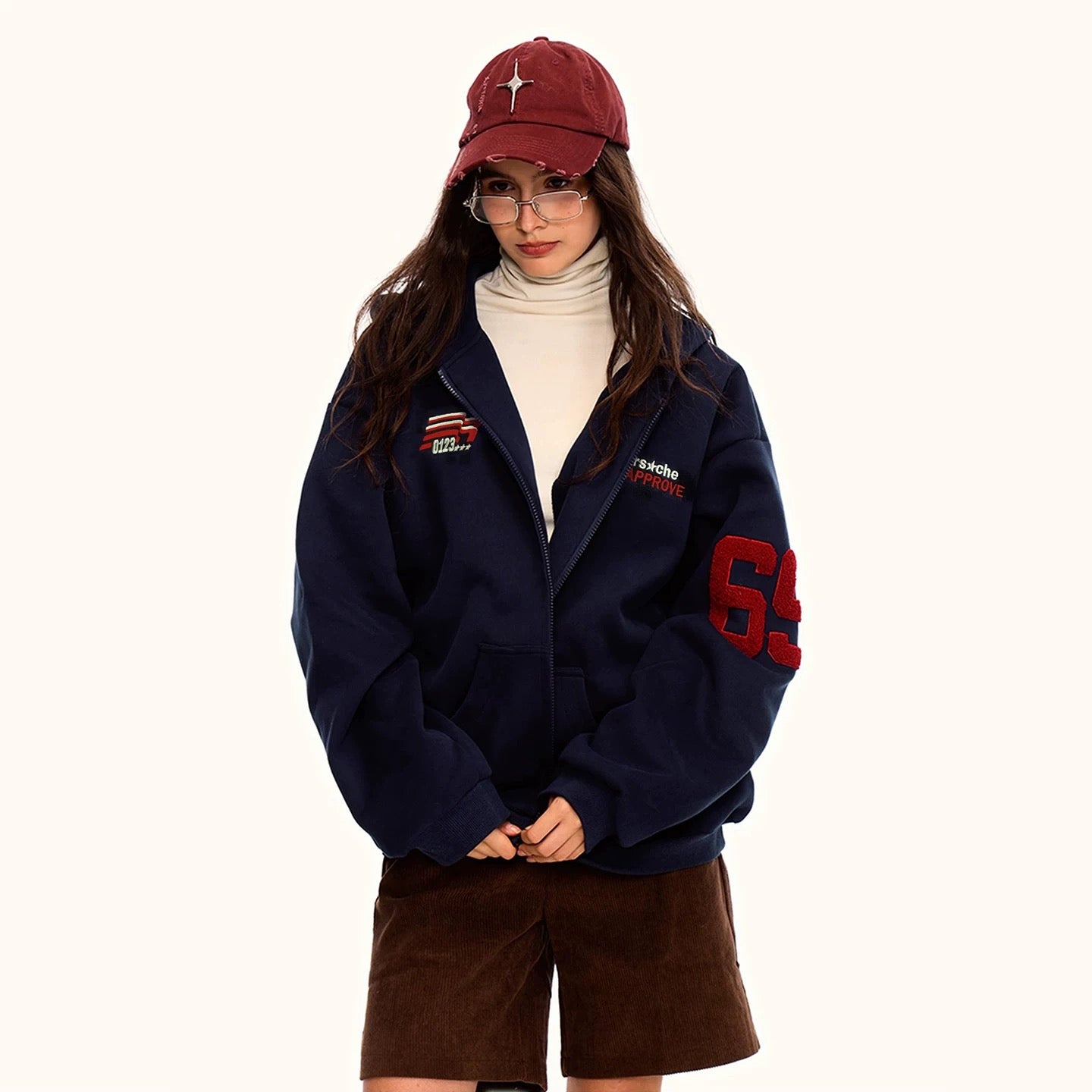 Vintage Racing-Style Zip Parker – Noxvera