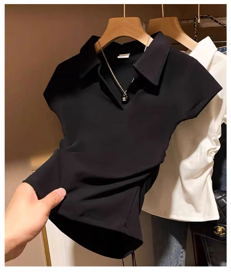 Lina Fit Polo トップス