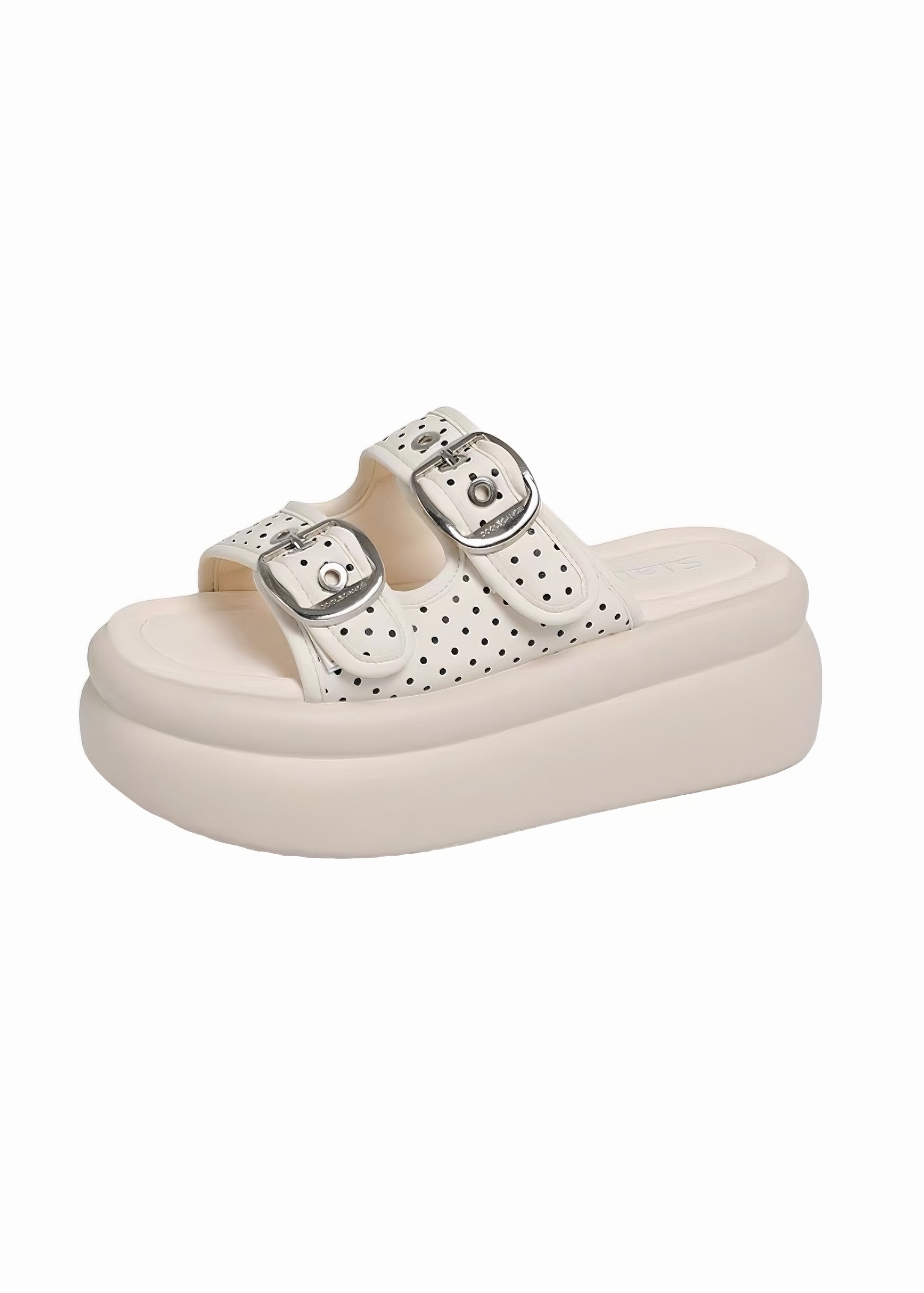 Cloudy Buckle Sandals +7cm