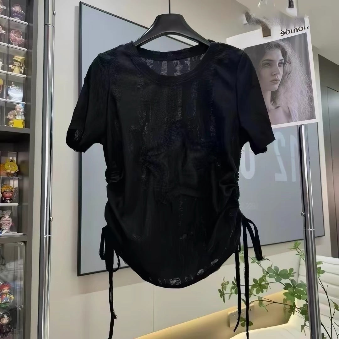 Star-Struck Ruched Tシャツ