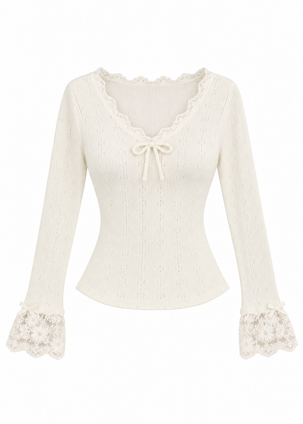 Elowen Lace Ribbon Knit