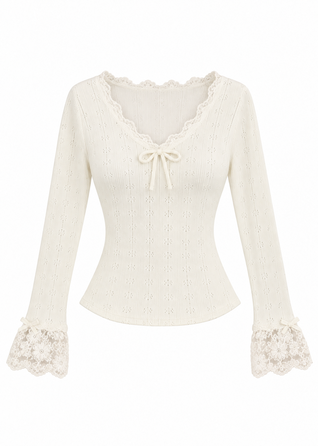 Elowen Lace Ribbon Knit