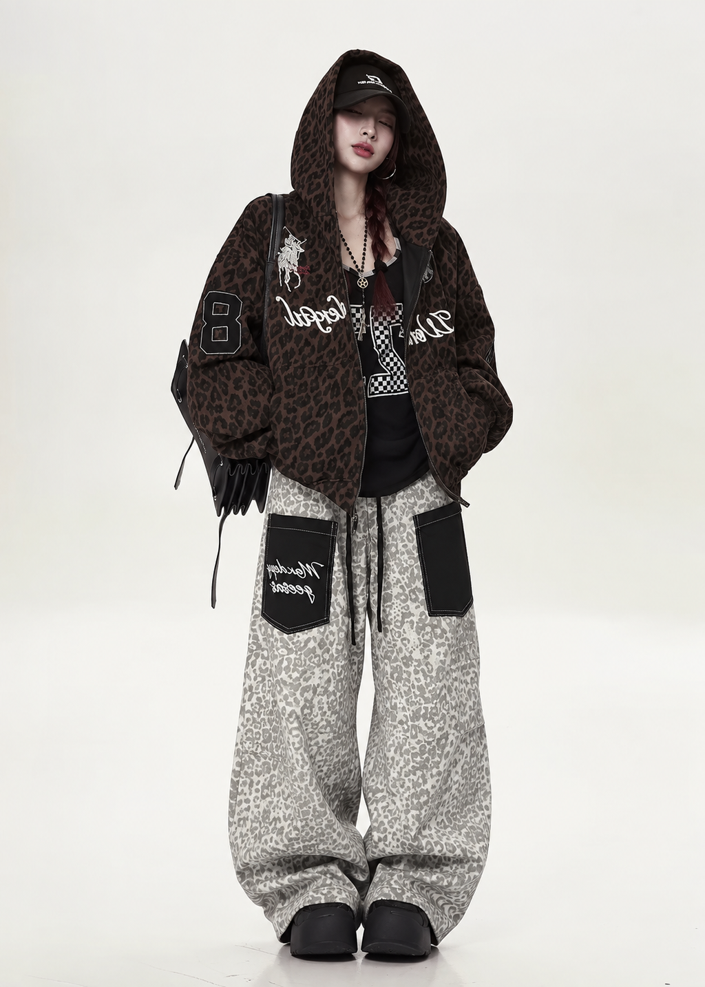 Vesper Leopard Zip Hoodie