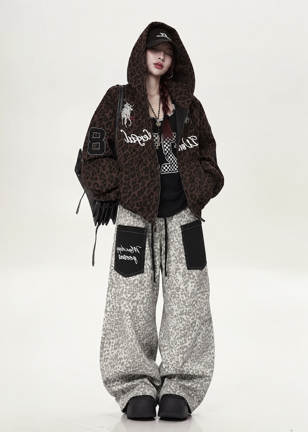 Vesper Leopard Zip Hoodie