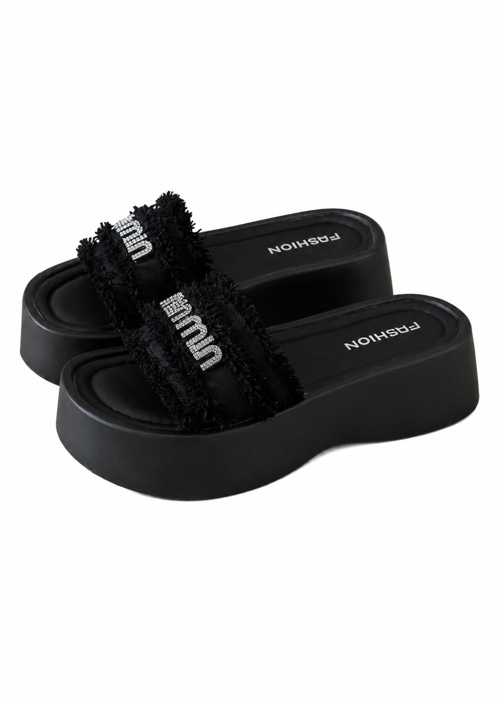 Sweet Fray Thick-Sole Sandals