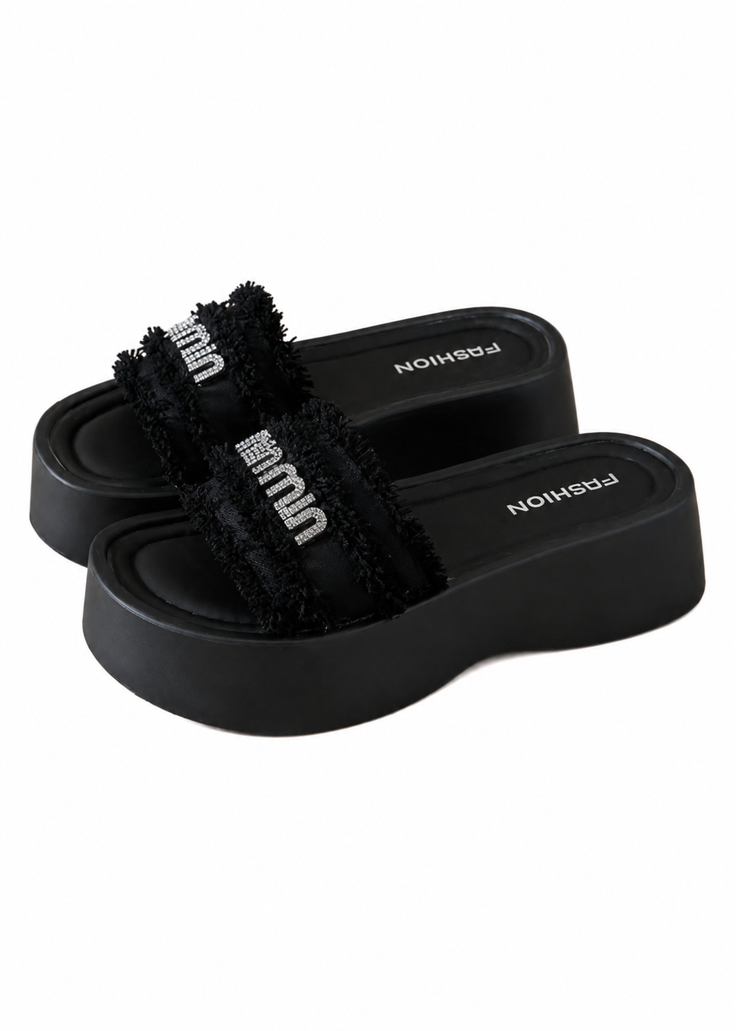 Sweet Fray Thick-Sole Sandals