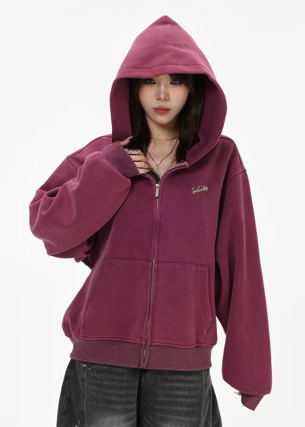 Vintage Fade Zip Hoodie
