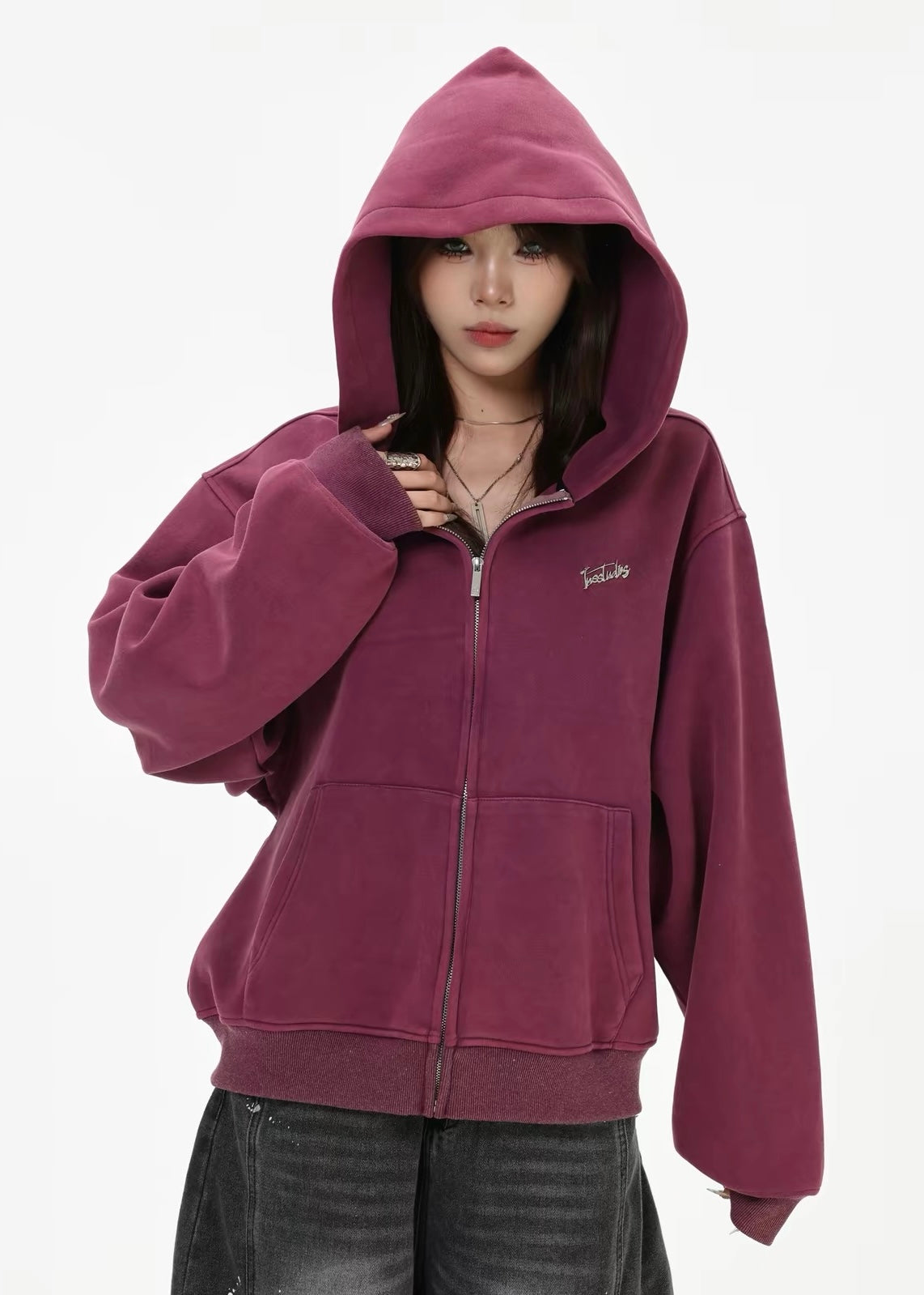 Vintage Fade Zip Hoodie