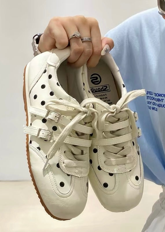 Midnight Polka Sneakers