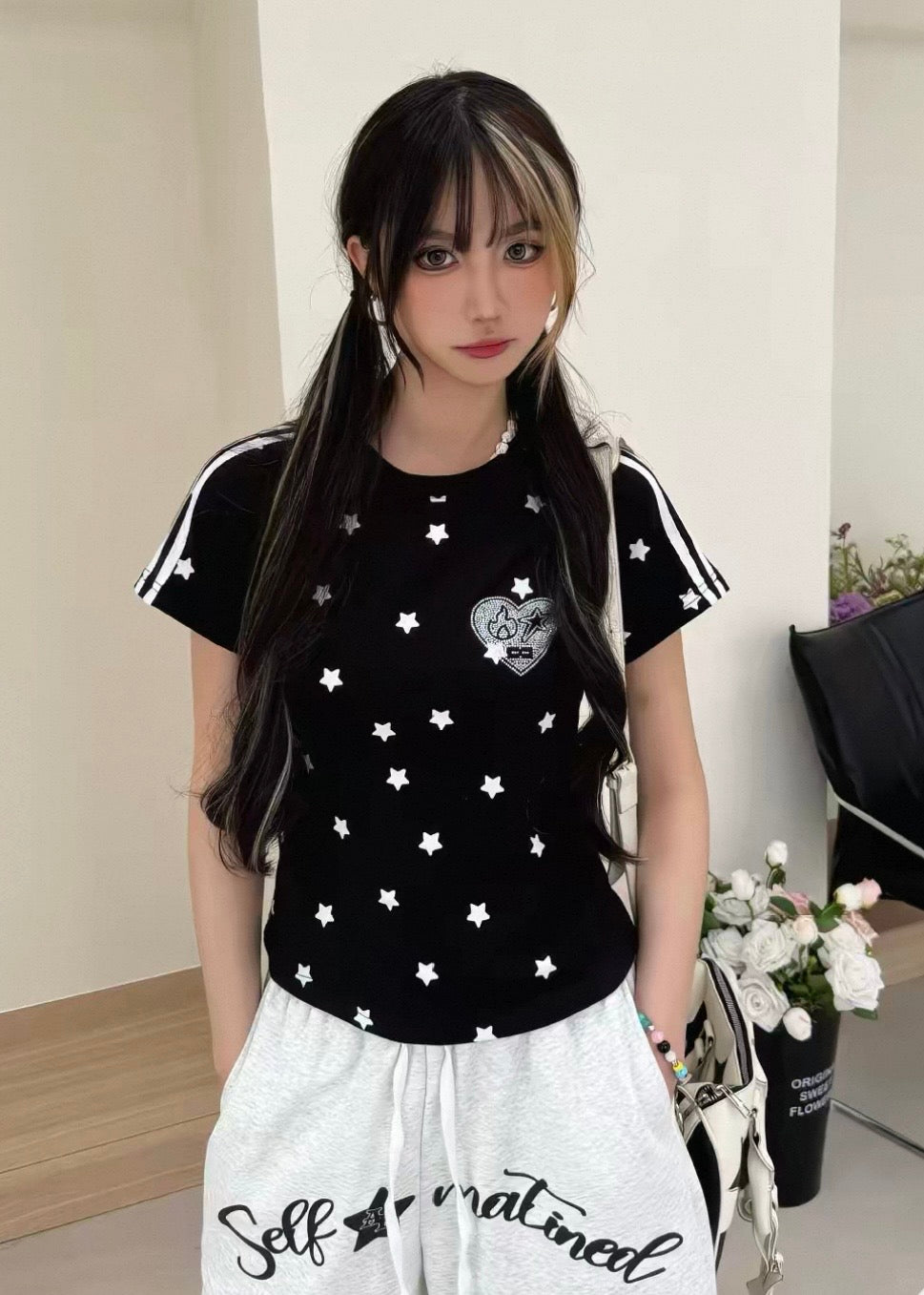 Cherry Crush Star T-シャツ